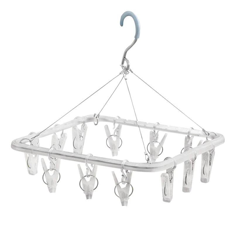 12-Clip Accessory Dryer, White 1 12-Clip Accessory Dryer, White