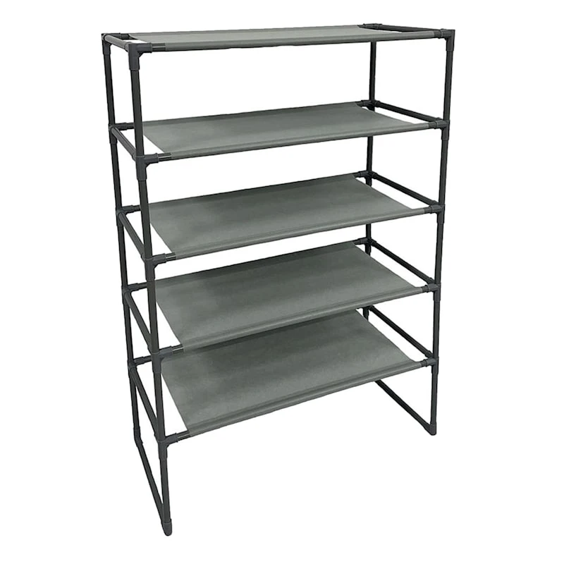 15-Pair Standing Stackable Shoe Rack 1 15-Pair Standing Stackable Shoe Rack