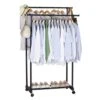 2-Bar Wheeled Garment Rack