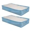 2-Pack Under The Bed Organizer, Blue