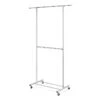 2-Rod Extendable Garment Rack