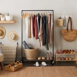 2-Tier Natural Wooden Shoe Rack -Furniture Store 2 tier natural wooden shoe rack 2