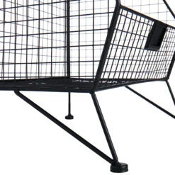 3-Tier Black Metal Mesh Shelf 7 3-Tier Black Metal Mesh Shelf -Furniture Store 3 tier black metal mesh shelf 3