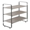 3-Tier Heavy Duty Shoe Rack, Grey
