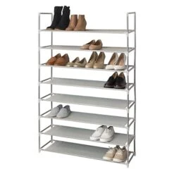 32-Pair Shoe Rack With Nonwoven Shelves