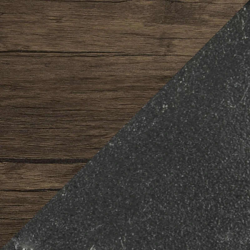 4-Tier Dakota Black & Brown Industrial Modern Bookshelf, 49" 8 4-Tier Dakota Black & Brown Industrial Modern Bookshelf, 49" - Image 8