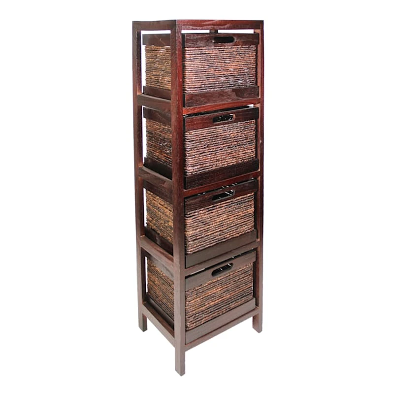 4-Tier Wooden Storage Stand 1 4-Tier Wooden Storage Stand