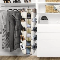 5-Tier Carousel Organizer, Brown -Furniture Store 5 tier carousel organizer brown 3