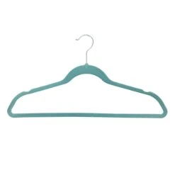 50-Pack Velvet Suit Hangers, Aquifer Blue -Furniture Store 50 pack velvet suit hangers aquifer blue 4