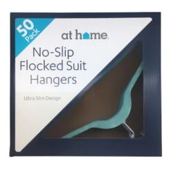 50-Pack Velvet Suit Hangers, Aquifer Blue -Furniture Store 50 pack velvet suit hangers aquifer blue 6