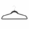 50-Pack Velvet Suit Hangers, Black