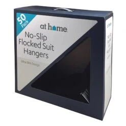 50-Pack Velvet Suit Hangers, Black -Furniture Store 50 pack velvet suit hangers black 2