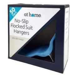 50-Pack Velvet Suit Hangers, Denim Blue -Furniture Store 50 pack velvet suit hangers denim blue 2