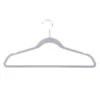50-Pack Velvet Suit Hangers, Grey