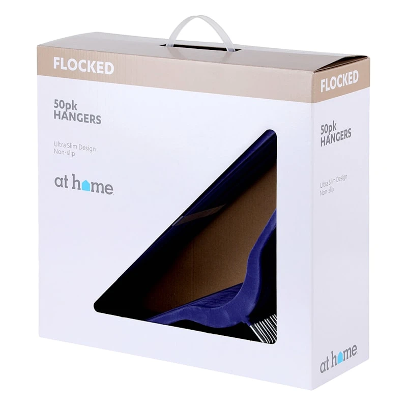 50-Pack Velvet Suit Hangers, Navy Blue 5 50-Pack Velvet Suit Hangers, Navy Blue - Image 5