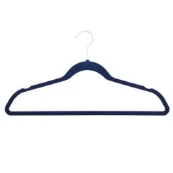 50-Pack Velvet Suit Hangers, Navy Blue 15 50-Pack Velvet Suit Hangers, Navy Blue -Furniture Store 50 pack velvet suit hangers navy blue 6