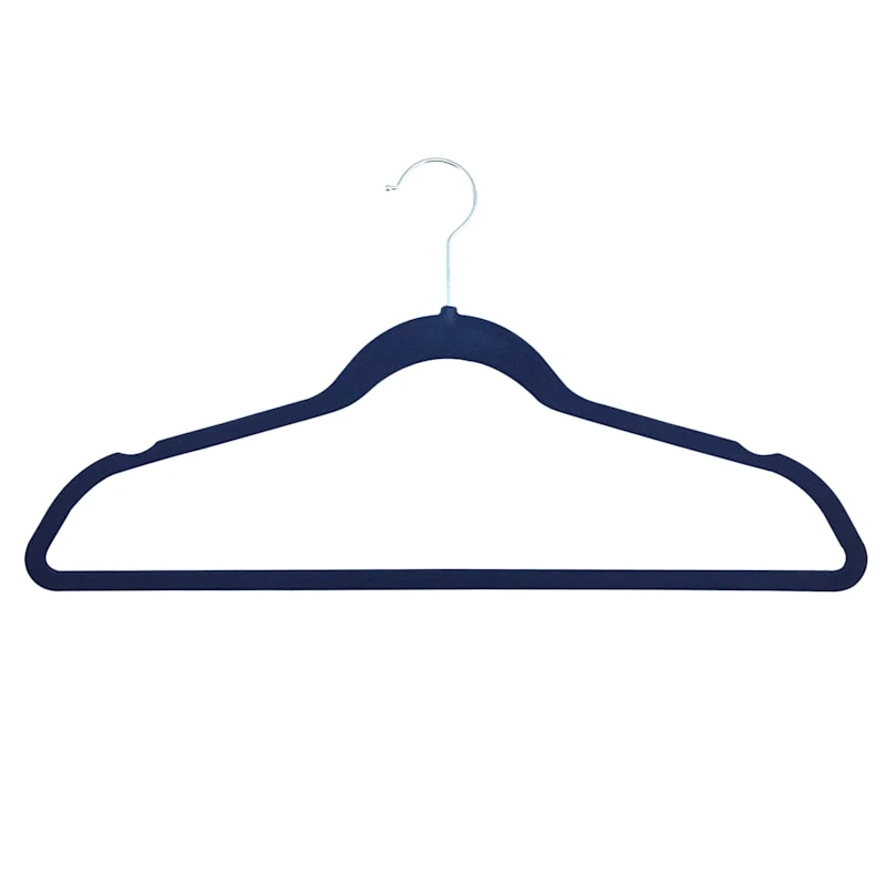 50-Pack Velvet Suit Hangers, Navy Blue 7 50-Pack Velvet Suit Hangers, Navy Blue - Image 7