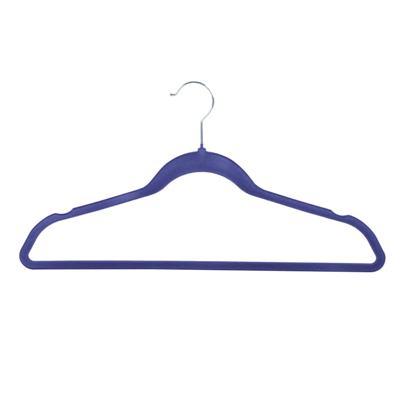50-Pack Velvet Suit Hangers, Navy Blue 1 50-Pack Velvet Suit Hangers, Navy Blue