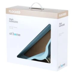 50-Pack Velvet Suit Hangers, Pastel Blue -Furniture Store 50 pack velvet suit hangers pastel blue 4