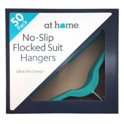 50-Pack Velvet Suit Hangers, Turkish Blue -Furniture Store 50 pack velvet suit hangers turkish blue 2