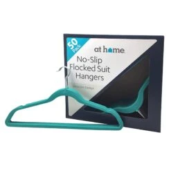 50-Pack Velvet Suit Hangers, Turkish Blue -Furniture Store 50 pack velvet suit hangers turkish blue 3