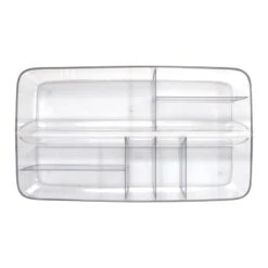 8-Section Clear Storage Bin