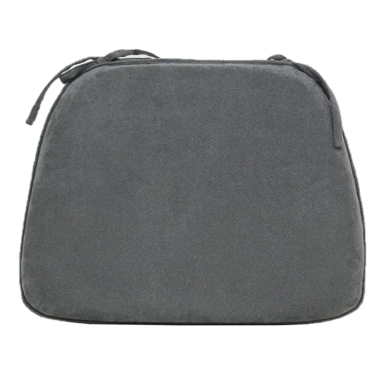 Alexander Grey Plush Foam Chair Pad 1 Alexander Grey Plush Foam Chair Pad