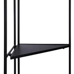 Alice Folding Corner Shelf, Black -Furniture Store alice folding corner shelf black 3
