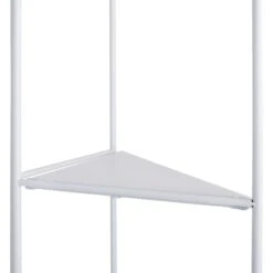 Alice Folding Corner Shelf, White -Furniture Store alice folding corner shelf white 3
