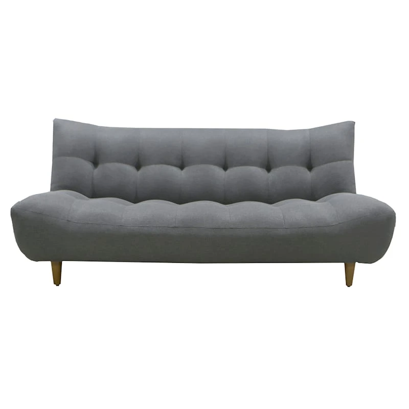 Arya Grey Fabric Tufted Sofa Bed 2 Arya Grey Fabric Tufted Sofa Bed - Image 2