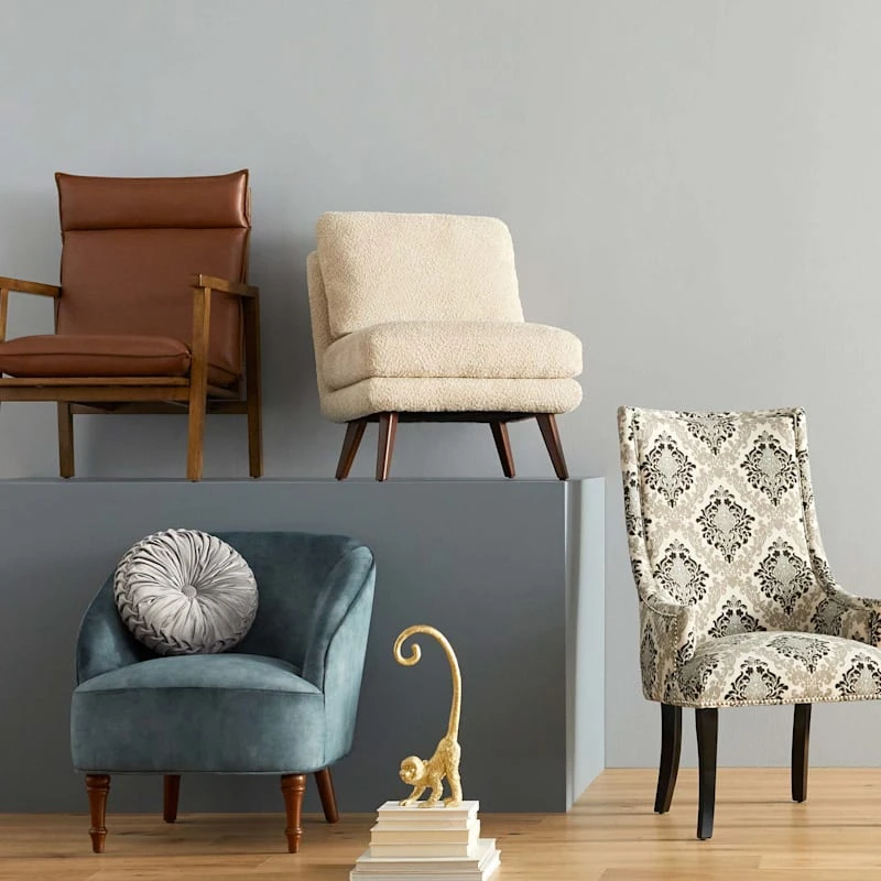 Aubrey Taupe Accent Chair 5 Aubrey Taupe Accent Chair - Image 5