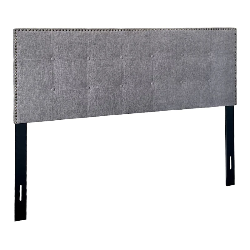 Brian Cement Grey Headboard, Queen 2 Brian Cement Grey Headboard, Queen - Image 2