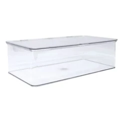 Clear Hinged Storage Organizer, Medium