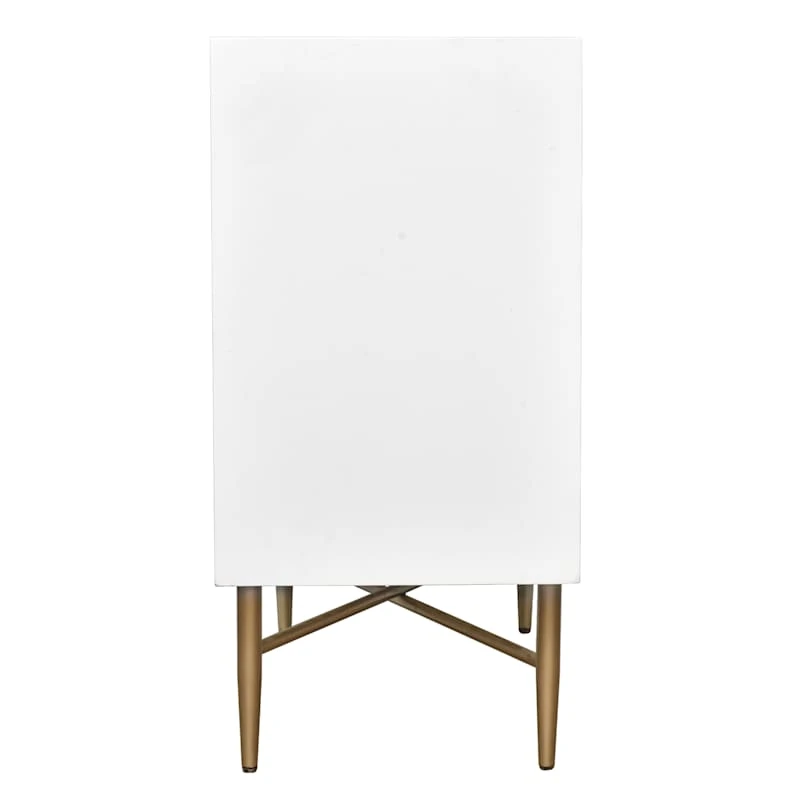 Crosby St 3-Drawer Studio Cabinet, White 3 Crosby St 3-Drawer Studio Cabinet, White - Image 3