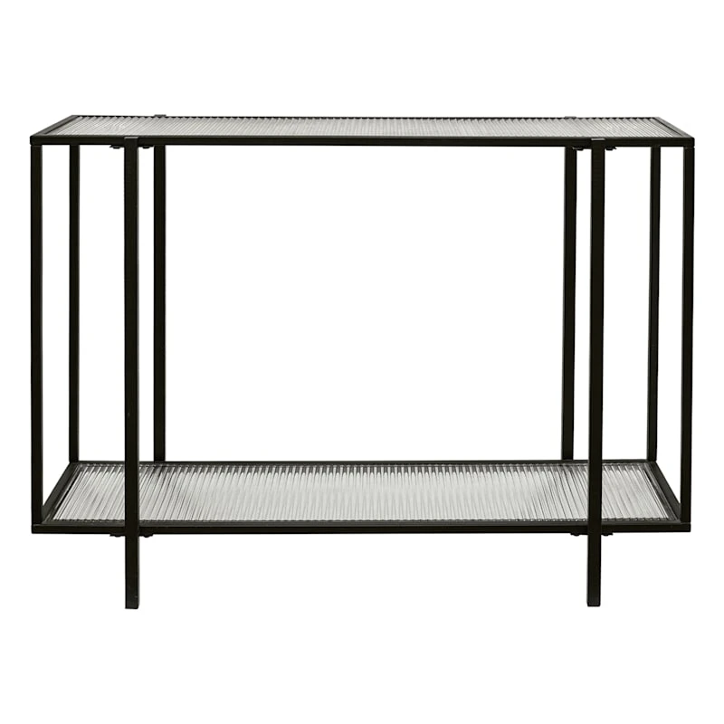 Crosby St Cooper Metal Console Table, Black 2 Crosby St Cooper Metal Console Table, Black - Image 2