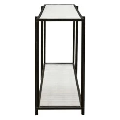Crosby St Cooper Metal Console Table, Black 8 Crosby St Cooper Metal Console Table, Black -Furniture Store crosby st cooper metal console table black 2