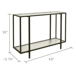 Crosby St Cooper Metal Console Table, Black 9 Crosby St Cooper Metal Console Table, Black -Furniture Store crosby st cooper metal console table black 3