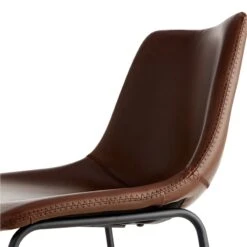 Crosby St Drake Espresso Brown Faux Leather Counter Stool 8 Crosby St Drake Espresso Brown Faux Leather Counter Stool -Furniture Store crosby st drake espresso brown faux leather counter stool 3