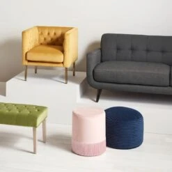 Crosby St Hadley Tufted Back Sofa, Charcoal Grey 11 Crosby St Hadley Tufted Back Sofa, Charcoal Grey -Furniture Store crosby st hadley tufted back sofa charcoal grey 4