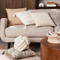 Crosby St Hadley Tufted Back Sofa, Taupe -Furniture Store crosby st hadley tufted back sofa taupe 5