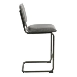 Crosby St Luka Faux Leather Counter Stool, Grey 7 Crosby St Luka Faux Leather Counter Stool, Grey -Furniture Store crosby st luka faux leather counter stool grey 2