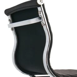 Crosby St Maxwell Adjustable Faux Leather Barstool, Black -Furniture Store crosby st maxwell adjustable faux leather barstool black 3