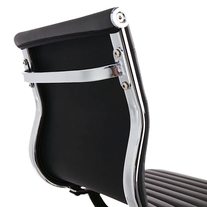 Crosby St Maxwell Adjustable Faux Leather Barstool, Grey 4 Crosby St Maxwell Adjustable Faux Leather Barstool, Grey - Image 4