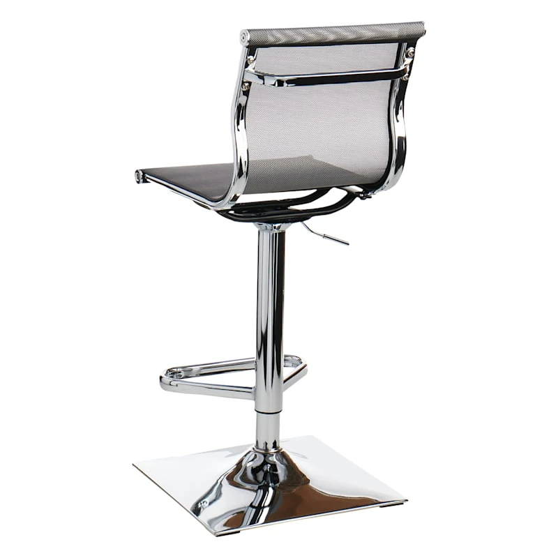 Crosby St Micah Adjustable Barstool, Grey 2 Crosby St Micah Adjustable Barstool, Grey - Image 2