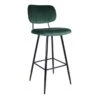 Emerald Velvet Barstool