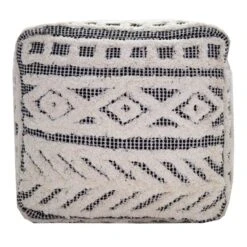 Found & Fable Kai Diamond Tufted Pouf, 16" 9 Found & Fable Kai Diamond Tufted Pouf, 16" -Furniture Store found fable kai diamond tufted pouf 16 4