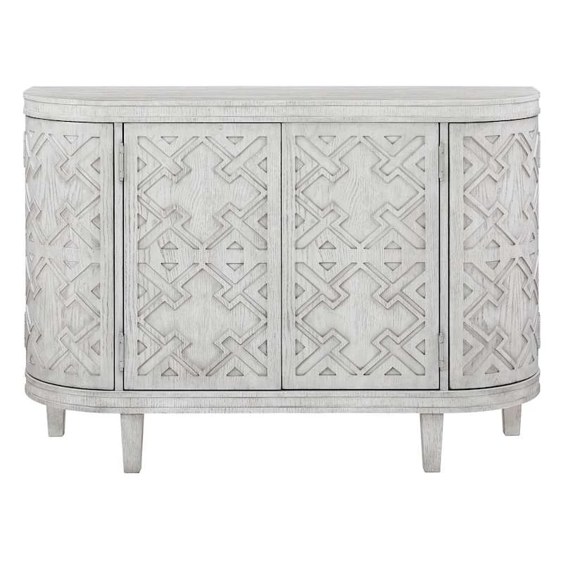 Found & Fable Lena Curved 4-Door Media Cabinet 2 Found & Fable Lena Curved 4-Door Media Cabinet - Image 2