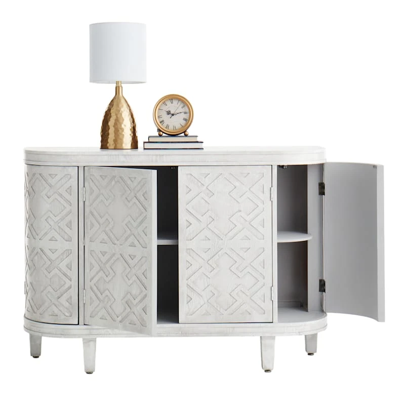 Found & Fable Lena Curved 4-Door Media Cabinet 6 Found & Fable Lena Curved 4-Door Media Cabinet - Image 6