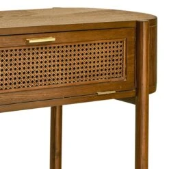 Found & Fable Reston Round Corner Wooden Console Table 11 Found & Fable Reston Round Corner Wooden Console Table -Furniture Store found fable reston round corner wooden console table 3