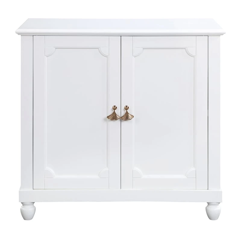 Grace Mitchell Asbury 2-Door White Cabinet 1 Grace Mitchell Asbury 2-Door White Cabinet